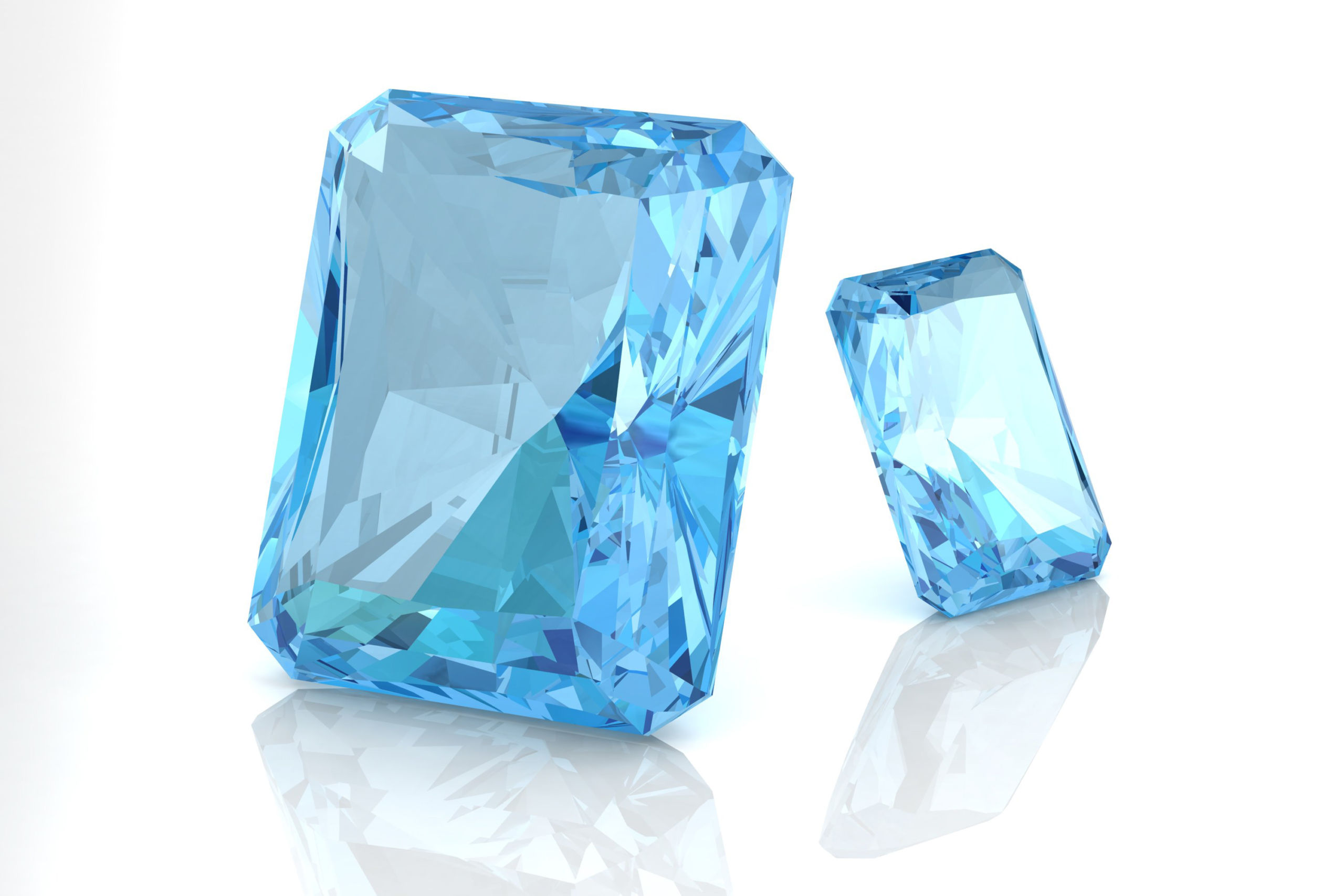 Aquamarine Gemstone Color Chart
