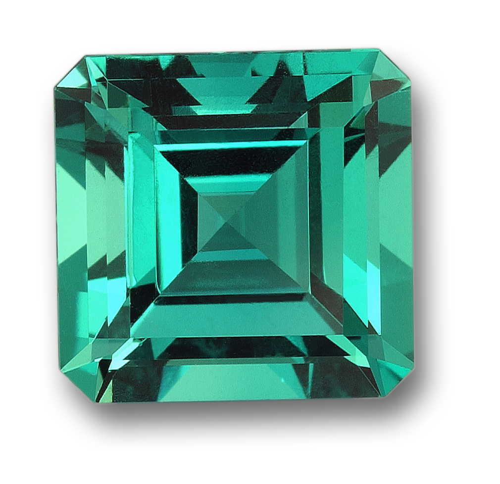 Green Faceted Emerald