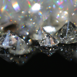 diamonds refracting light