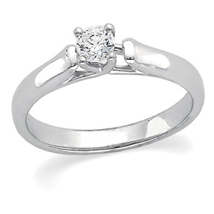 Image of Platinum Diamond Engagement Ring