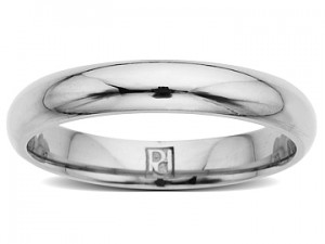 Image of Mens Palladium Wedding Band