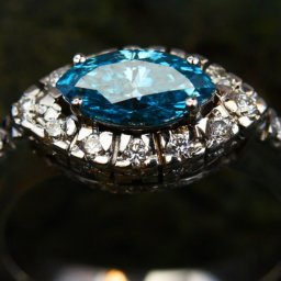 blue sapphire ring design