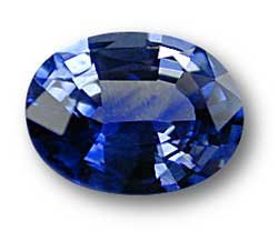Image of Color Zoning in Yogo Sapphire
