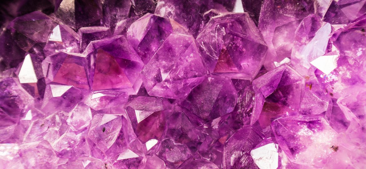 Lots of carats with little clarity Amethyst Gemstone