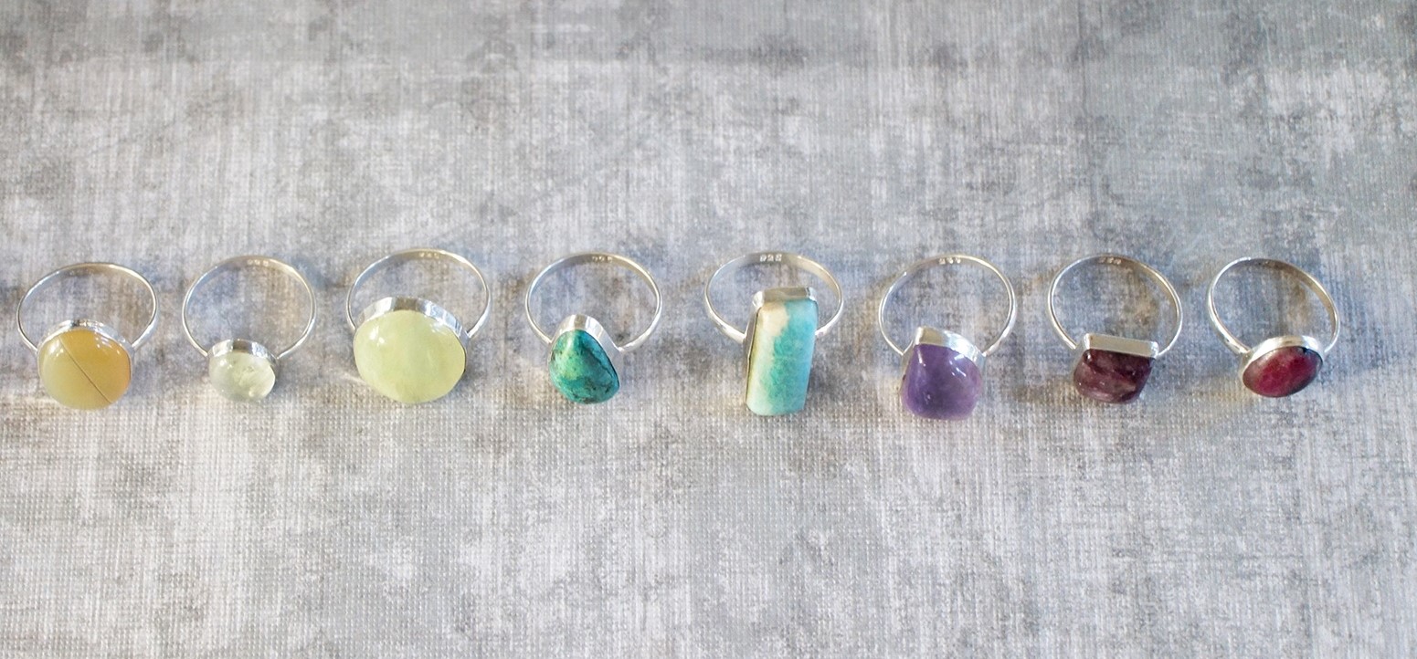 Colorful Cabochon Gemstones