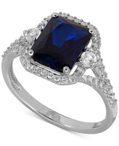 Sapphire engagement ring