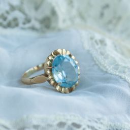 Image of Vintage Aquamarine Ring