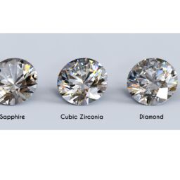 Image of Diamonds and White Sapphires Compared