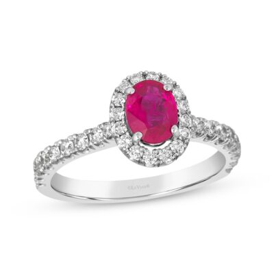 Le Vian Couture Ruby Ring 1/2 ct tw Diamonds Platinum